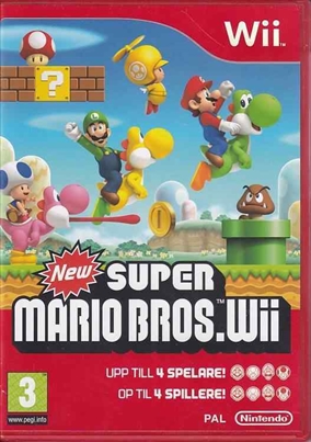 New Super Mario Bros. Wii - Nintendo Wii - Without manual (B Grade) (Used) (Eng)